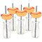 Big Dot of Happiness Hot Dog Straw Decor, Summer Birthday BBQ Picnic Party Supplies, Set of Hot Dog Cutouts & Striped Decorative Paper Straws - 24 Ct